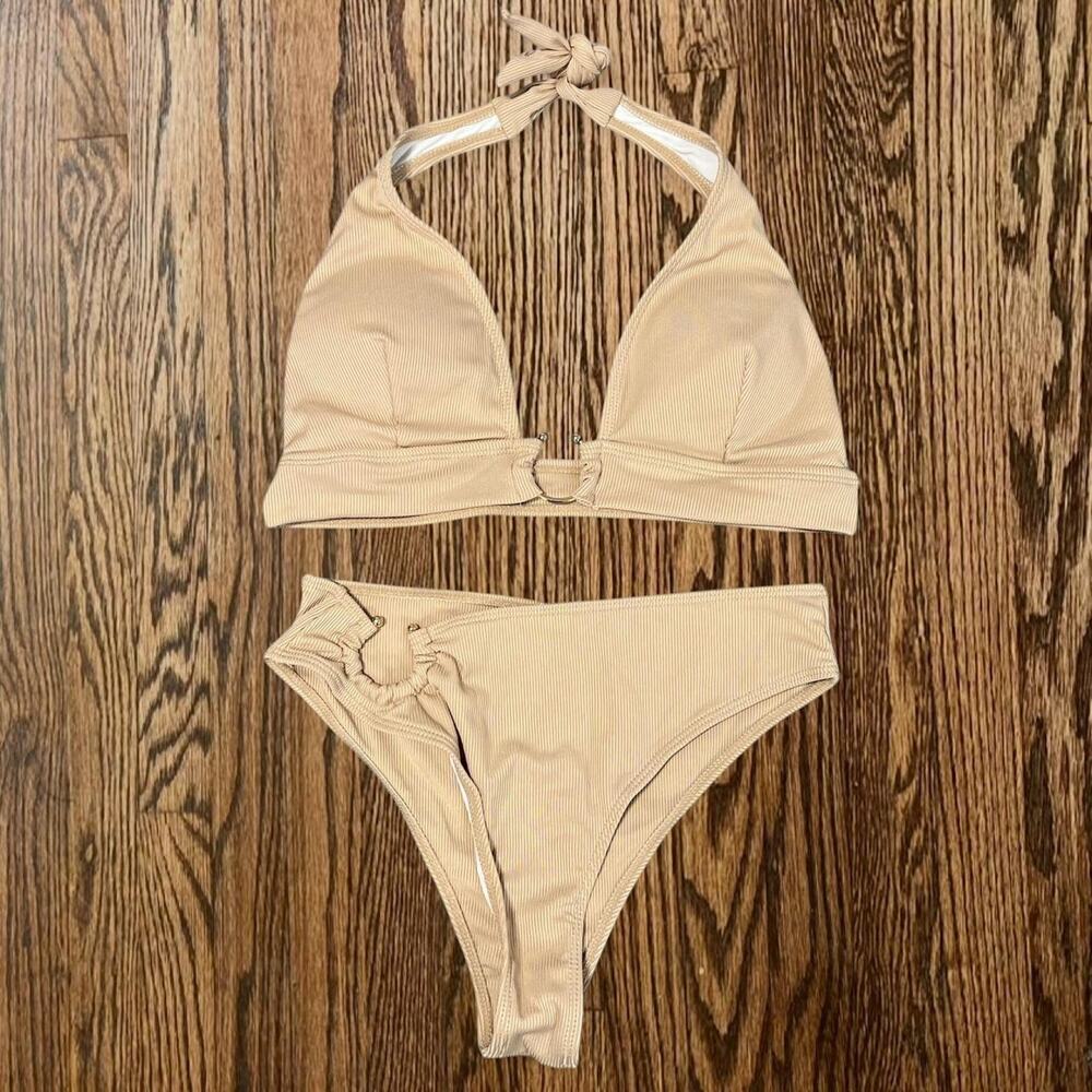 Cream bikini set